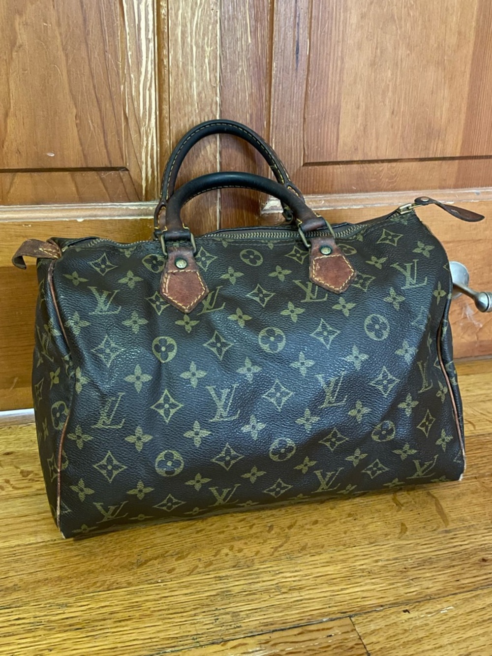 Louis Vuitton Brown Monogram Canvas Mini Speedy